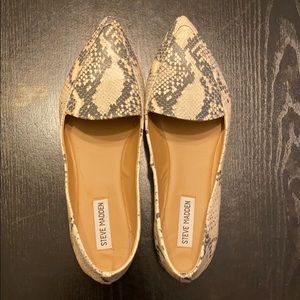 Snakeskin print Focus Steve Madden loafers